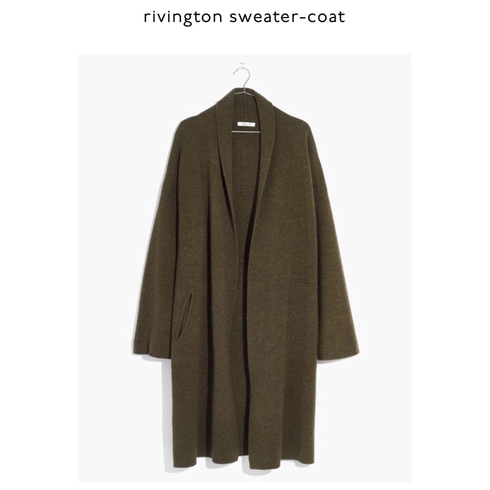 madewell rivington sweater coat